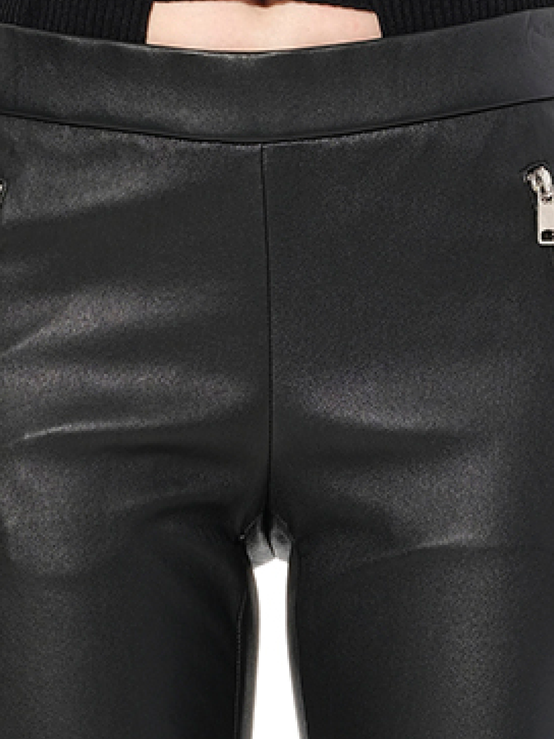 Leather Leggings in Black