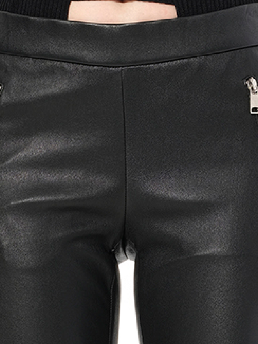 Leather Leggings in Black