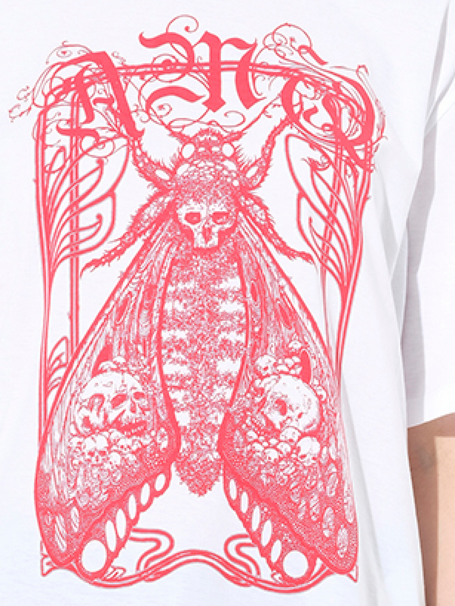 Moth Oversize T-Shirt in White