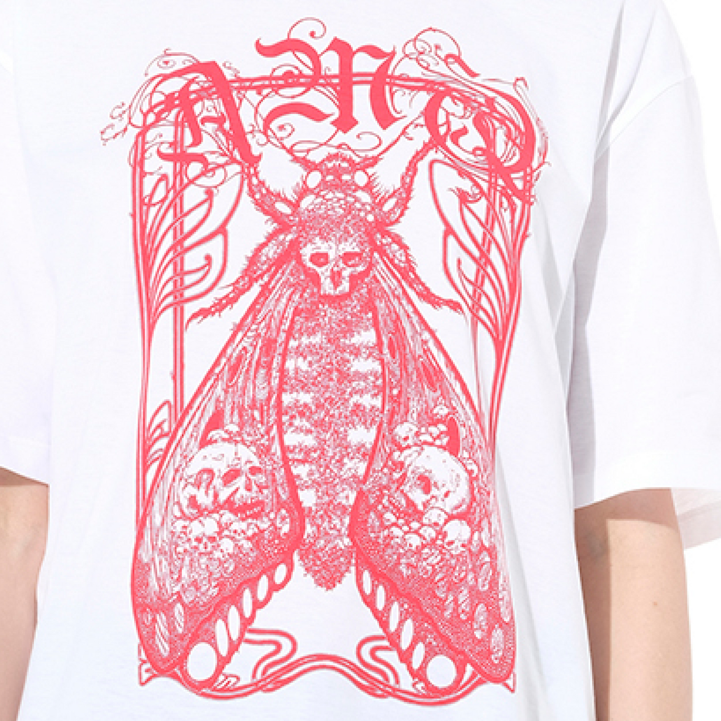 Moth Oversize T-Shirt in White