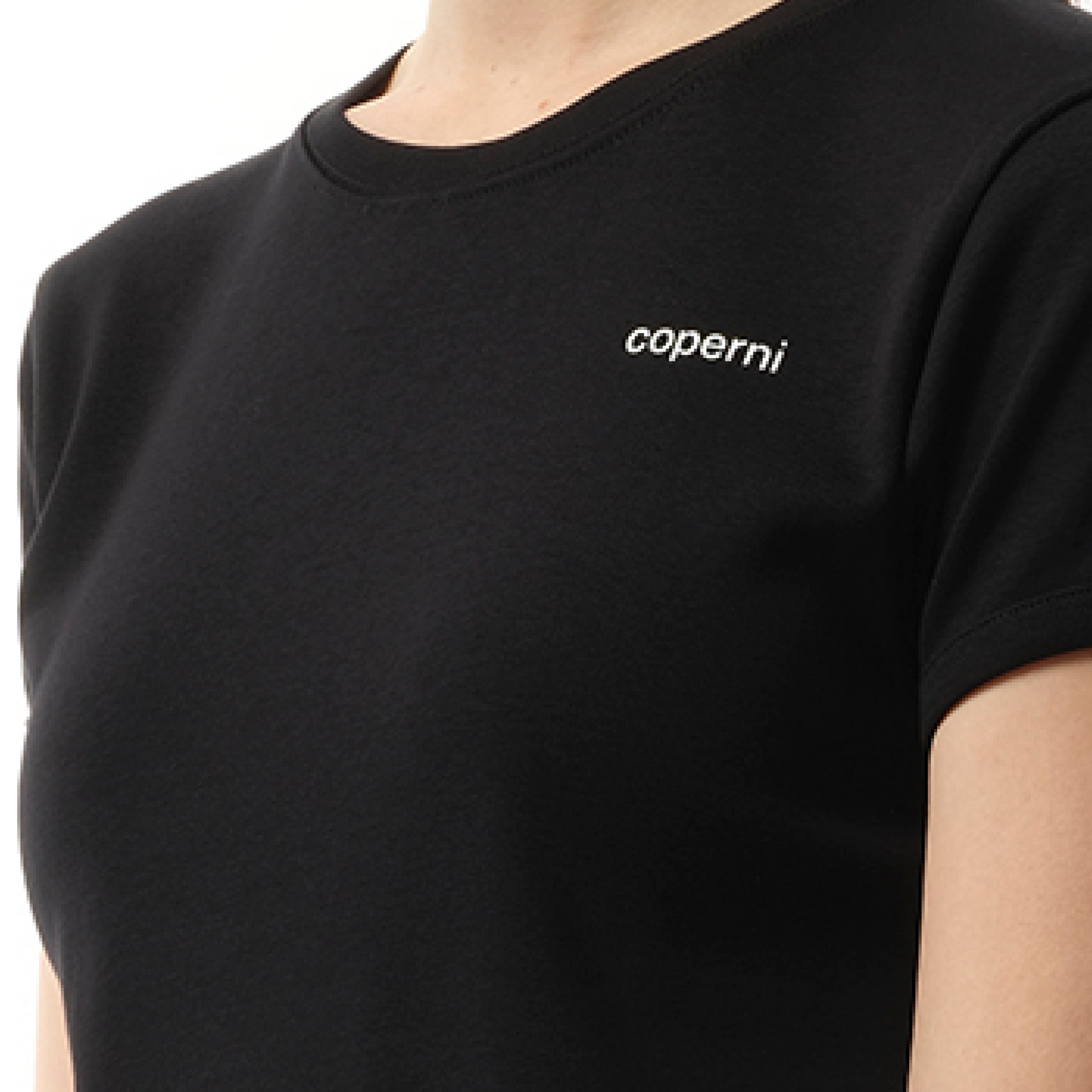 Logo Slim Fit T-Shirt in Black/White