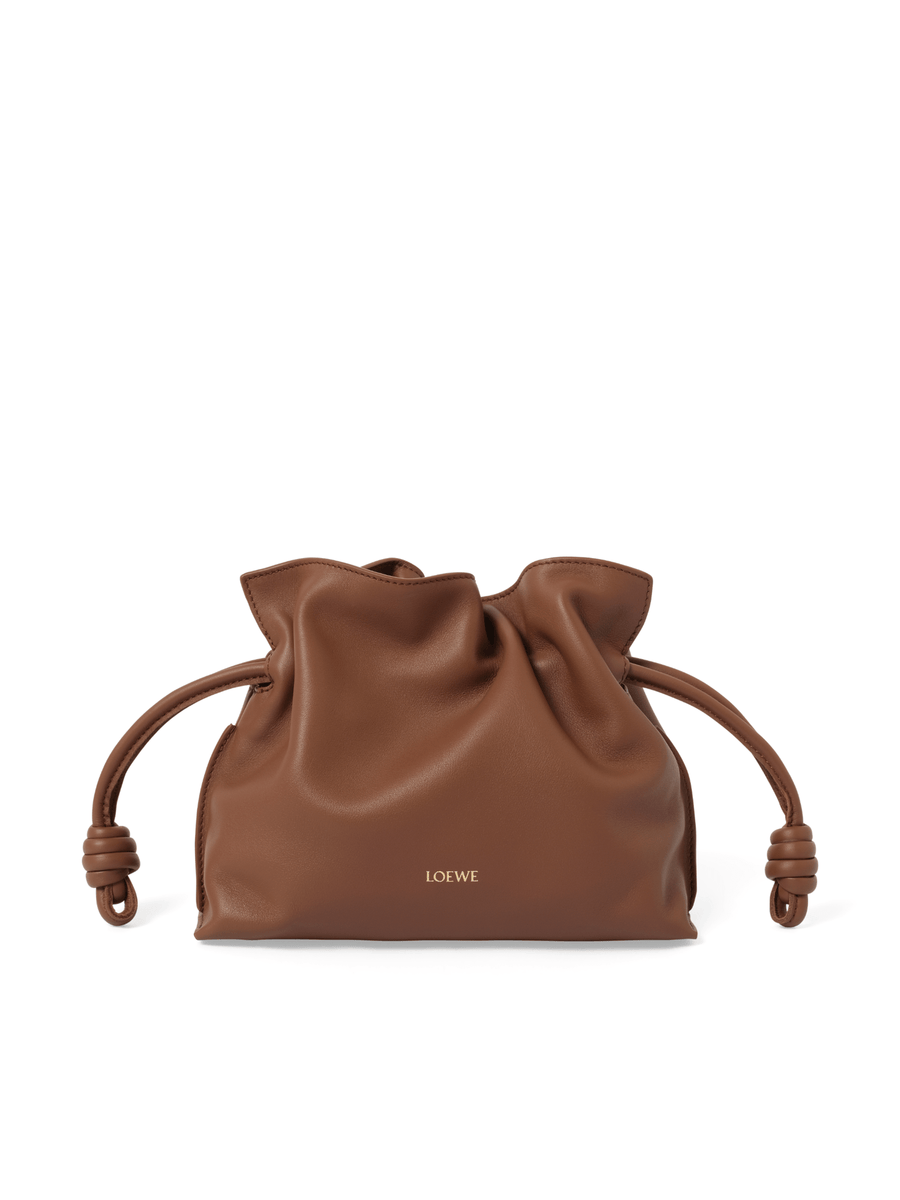 Loewe Flamenco Clutch Mini Hamster in Havana