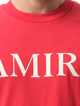 Amiri Amiri Core Logo T-Shirt in Red