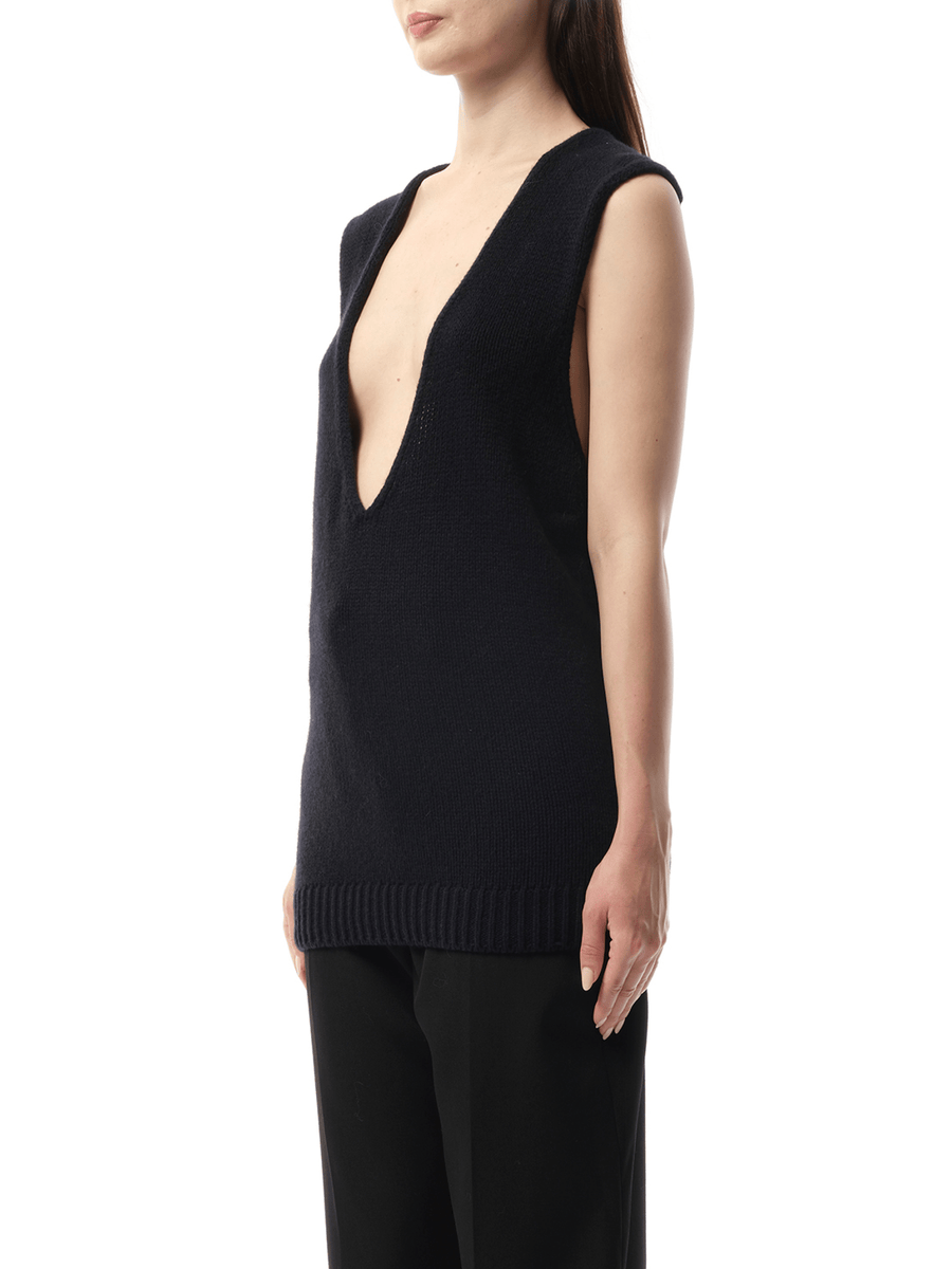 Knitted Top in Blue