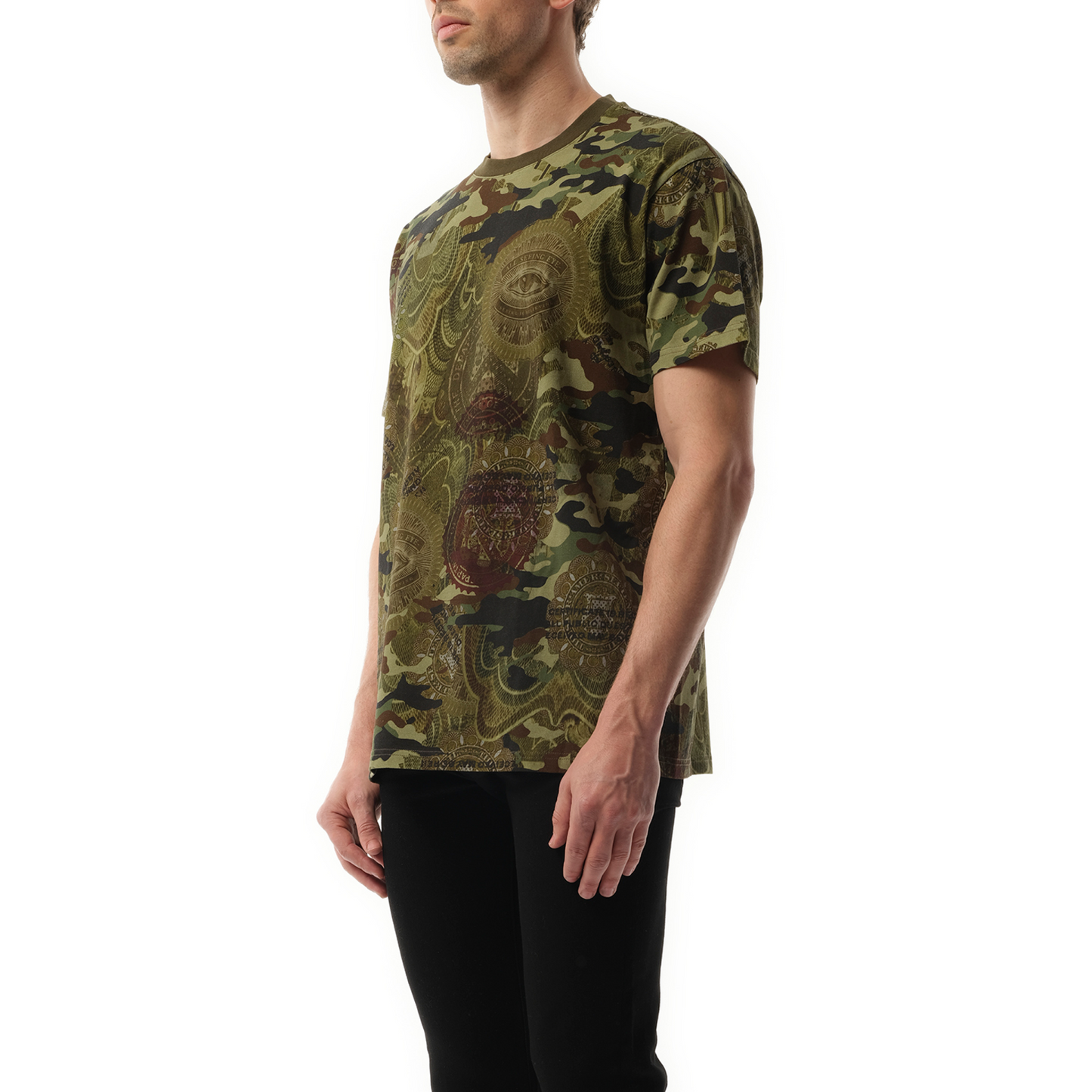 Podium Dollar T-Shirt in Khaki