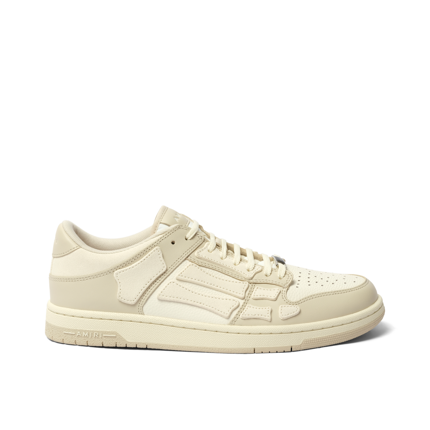 Skeleton Low Top Sneaker in Alabaster