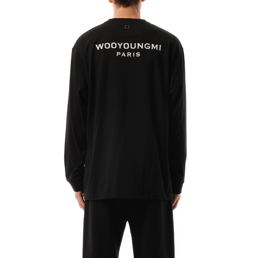 Logo Long Sleeve T-Shirt in Black