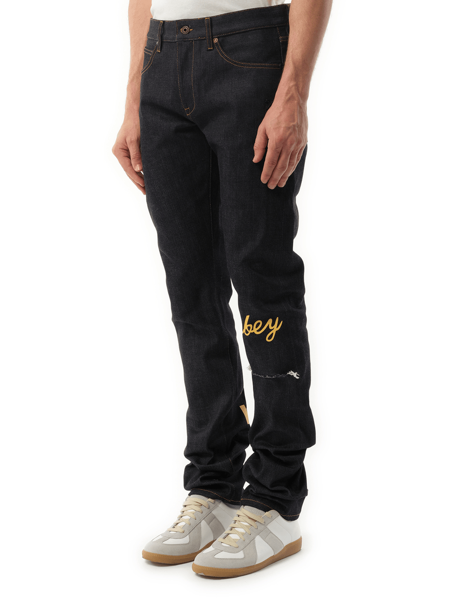 THL Bebey Arrow Selvedge Jeans in Blue