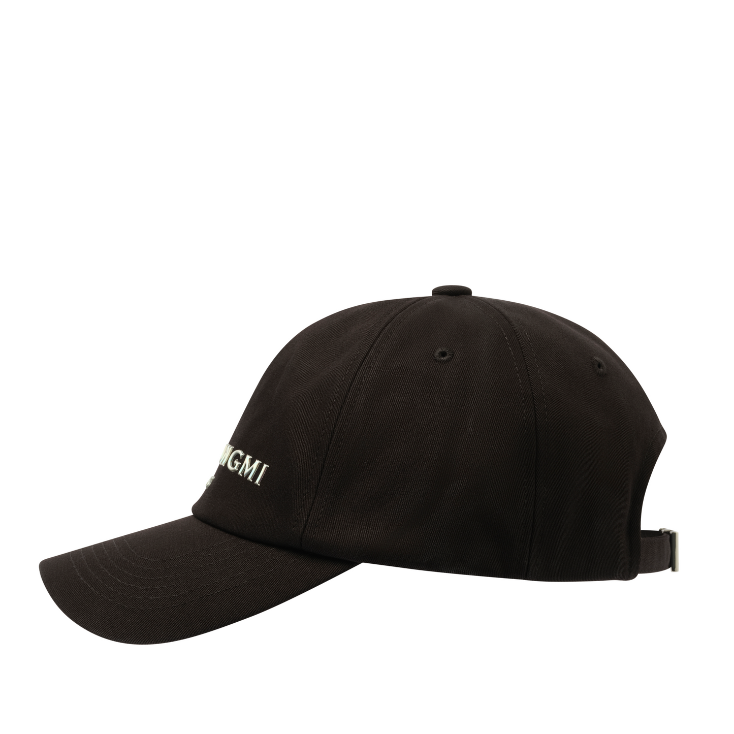 Metallic Logo Cap in Black