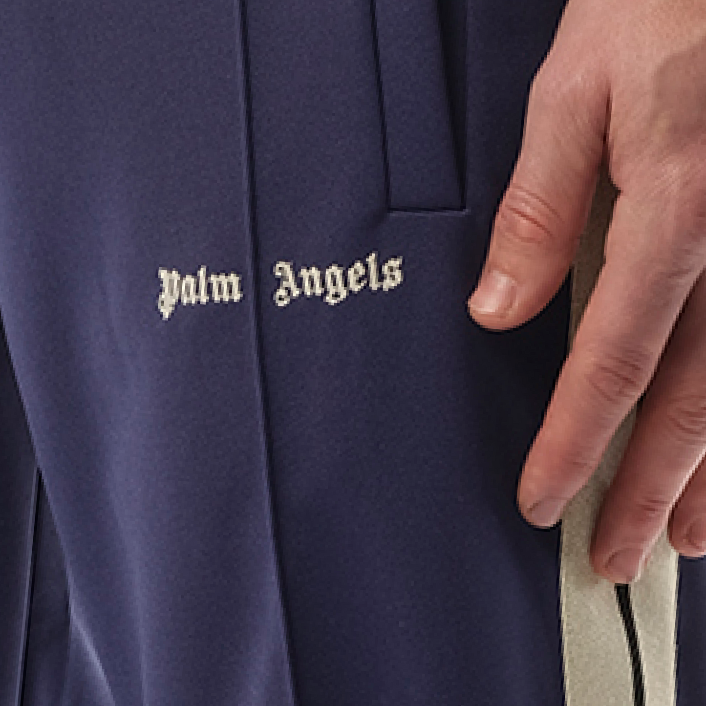 Classic Logo Track Pants in Navy Blue