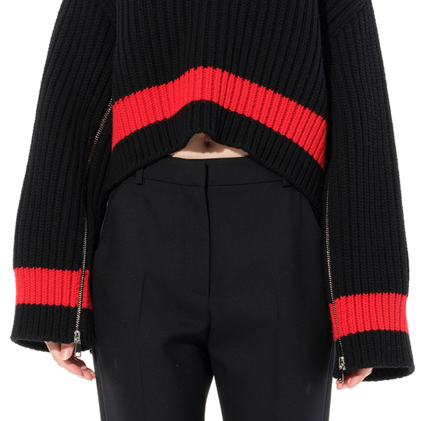 Chunky Rib Knitwear in Black