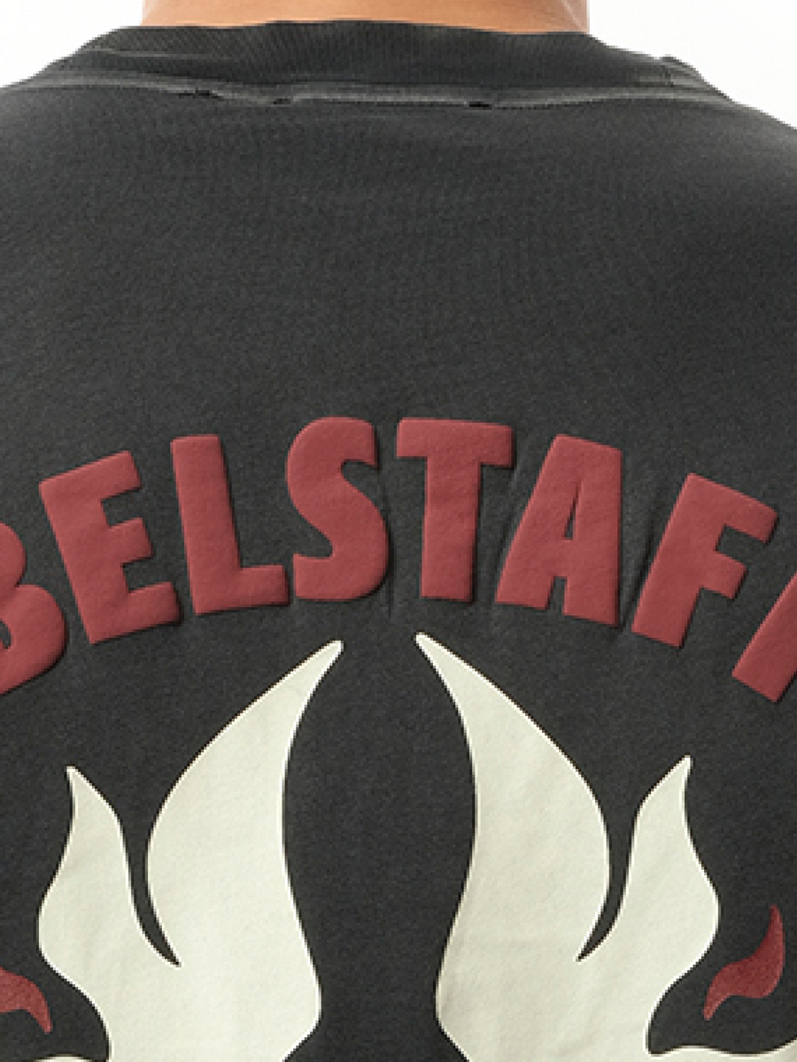 Represent Represent X Belstaff Flame Phoenix T-Shirt in Shadow