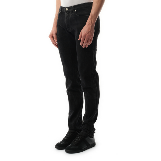 Slim Fit Jeans in Black/Grey