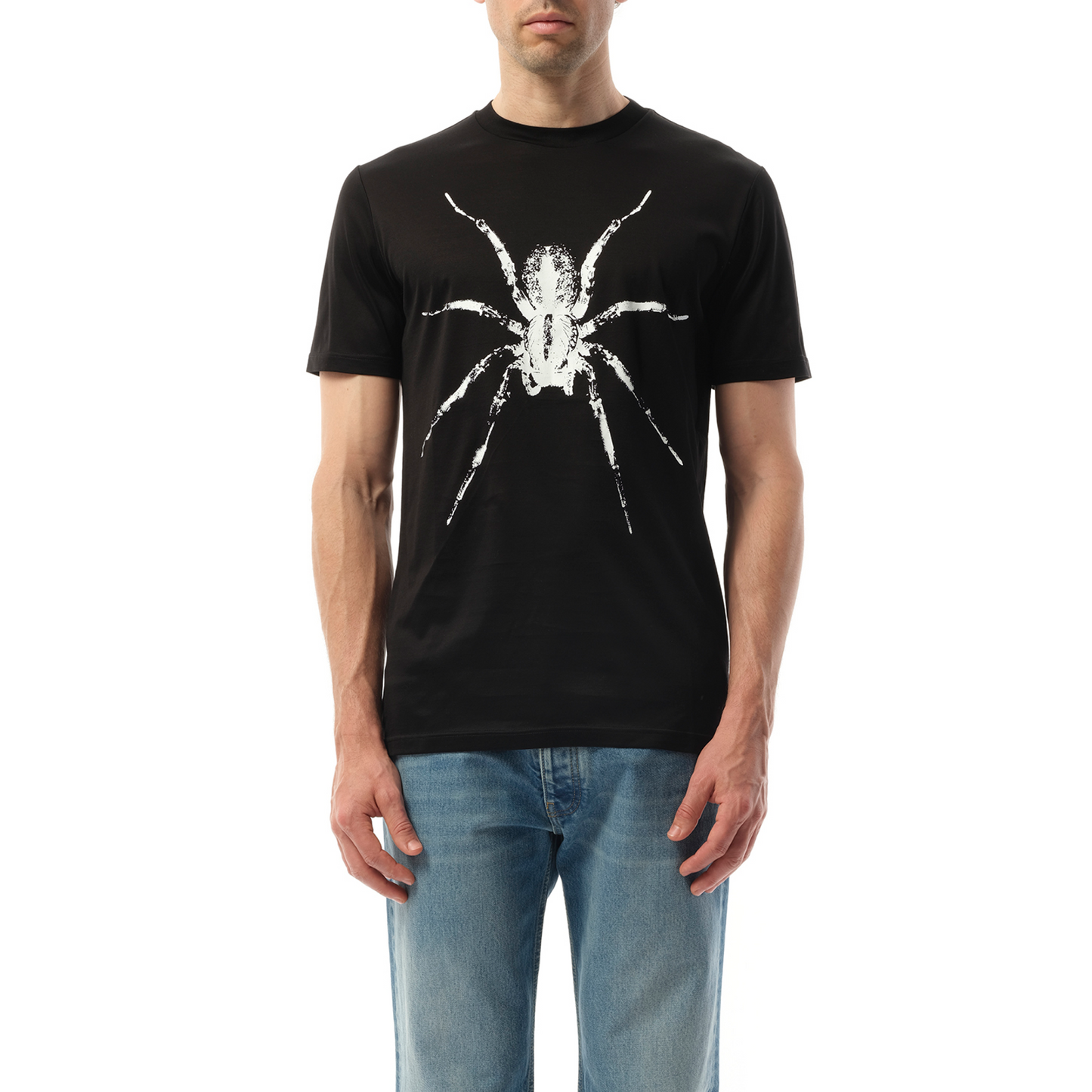 Spider Crew Neck in Black