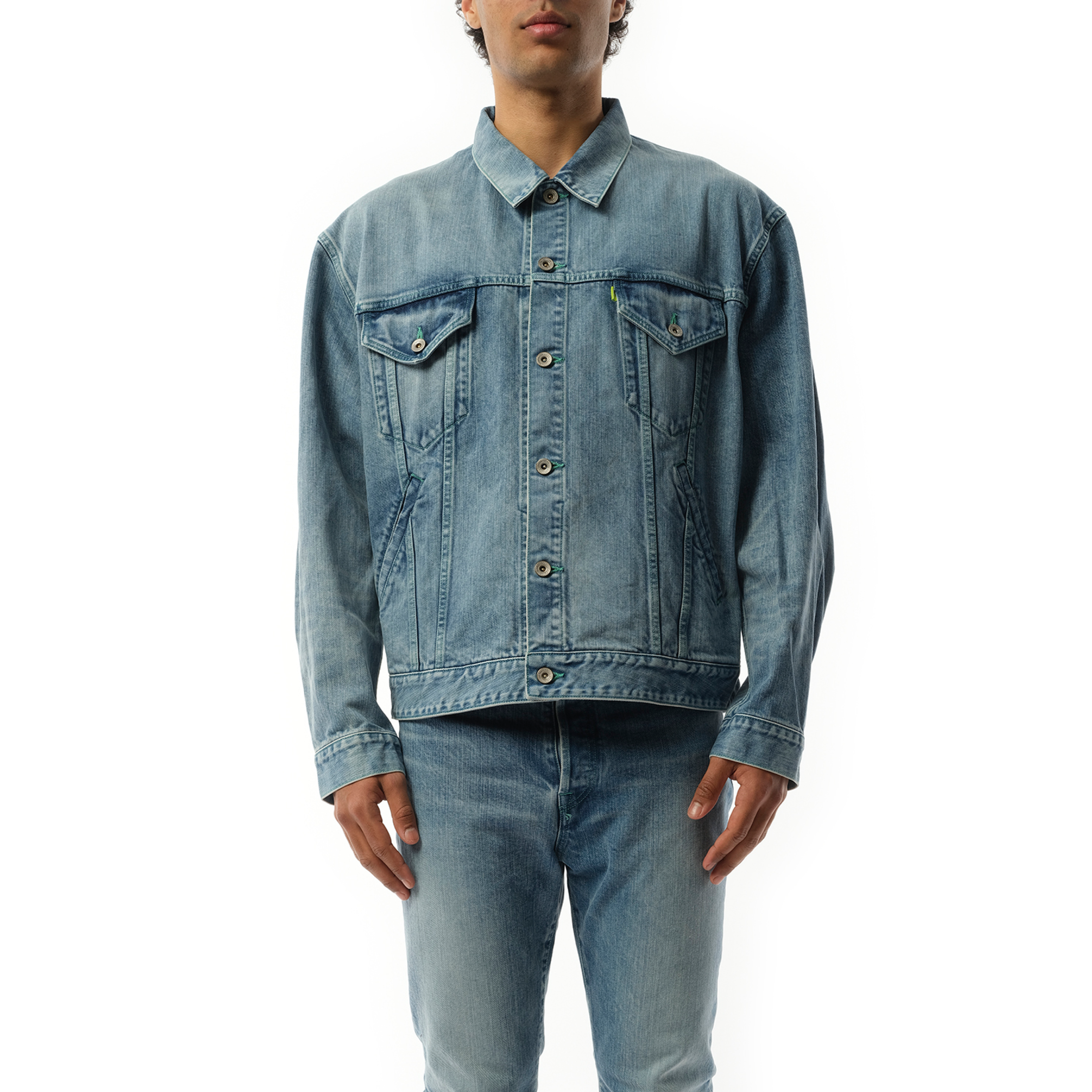 Care Denim Jacket in Indigo