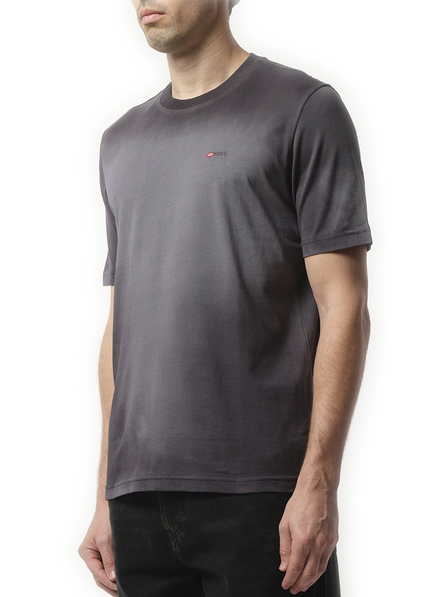 Diesel T-Adjust T-Shirt in Washed Black