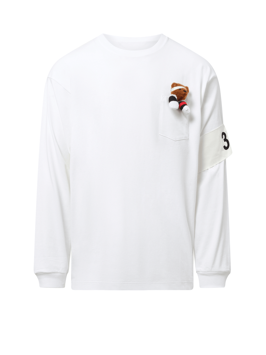 Doublet Support Group Long Sleeve T-Shirt in White