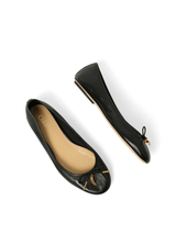 Iris Ballerina in Black Top View | CHLOE