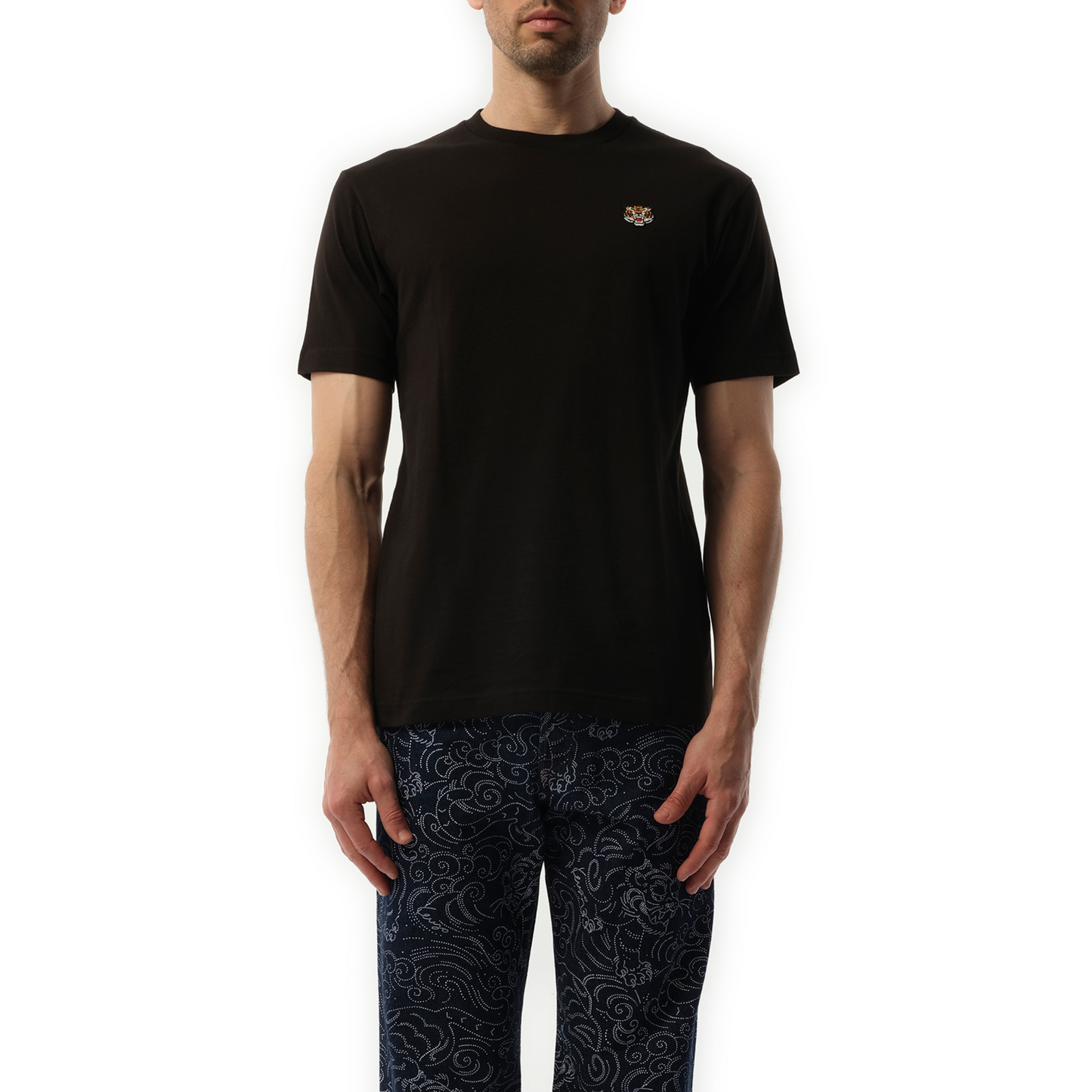 Lucky Tiger Classic T-Shirt in Black