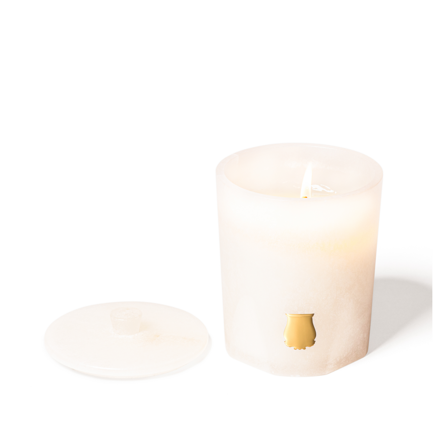 Atria Alabaster Candle with Lid