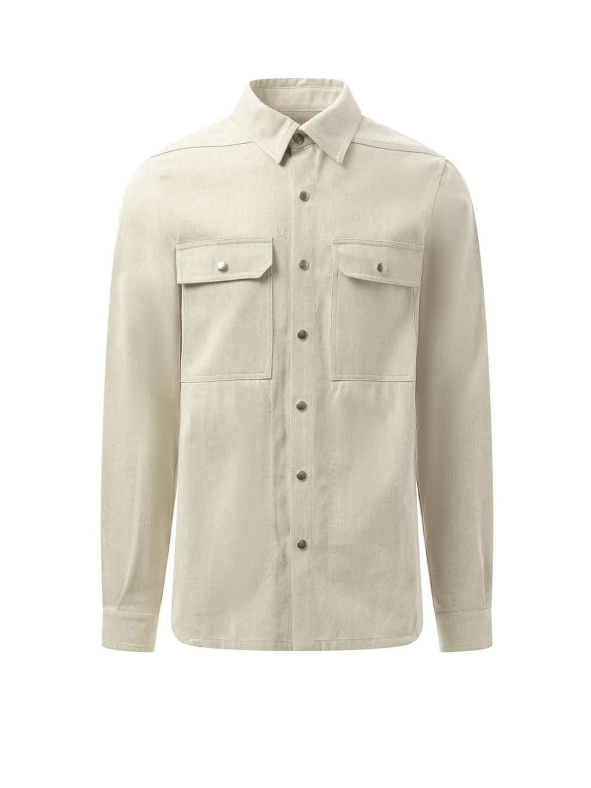 Rick Owens Denim Outershirt in Dinge