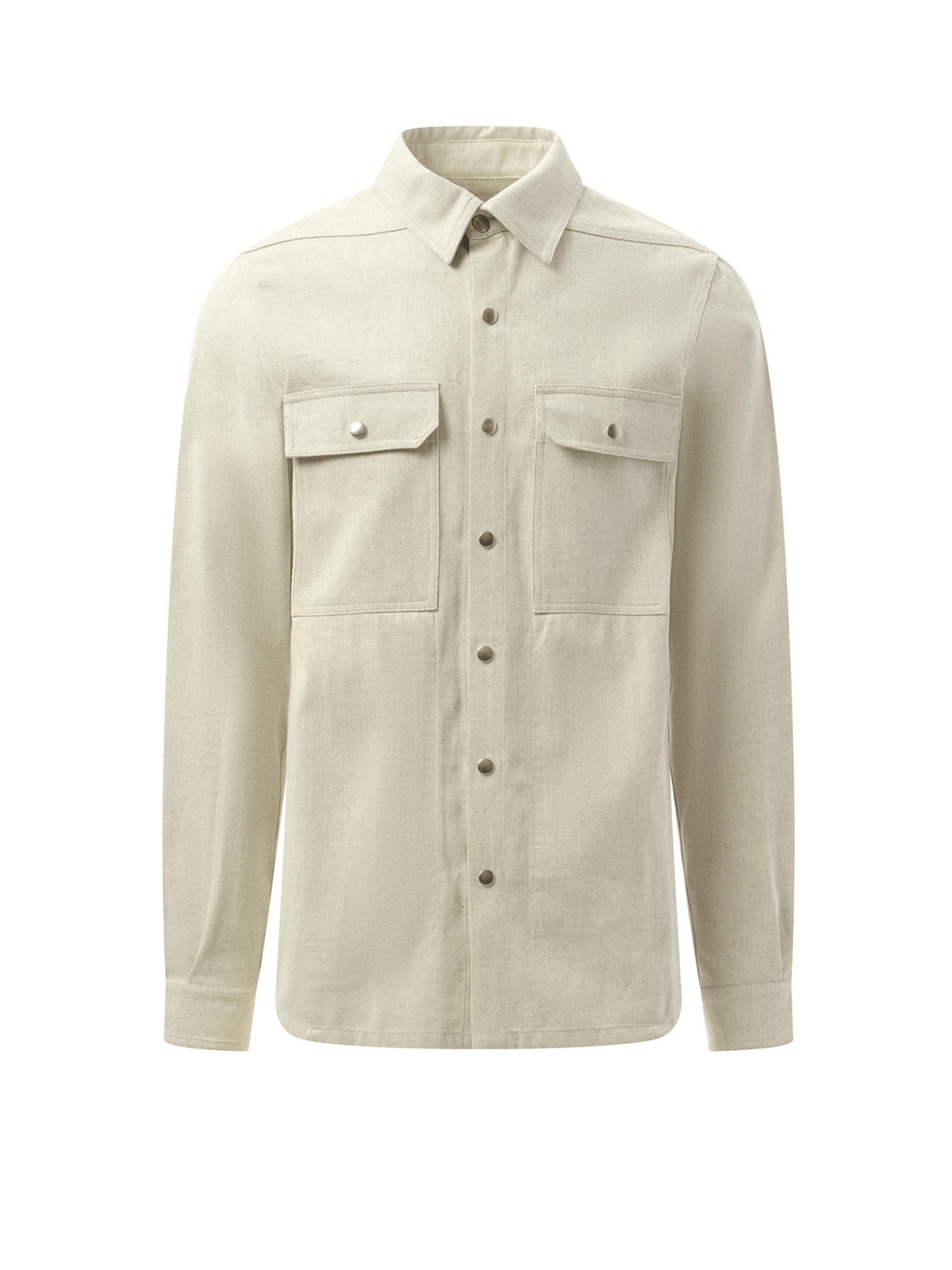 Rick Owens Denim Outershirt in Dinge