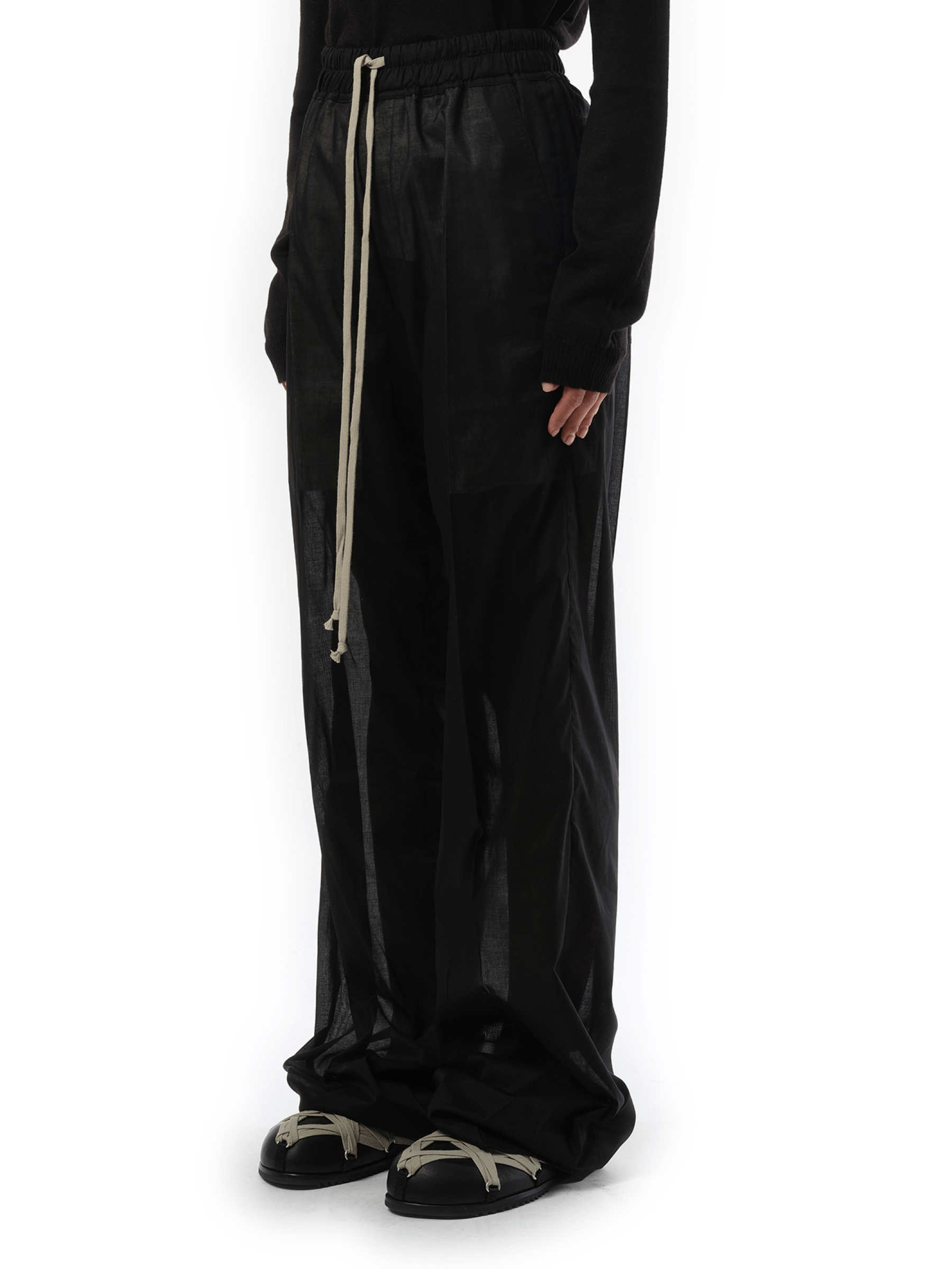 Rick Owens Dietrich Drawstring in Black