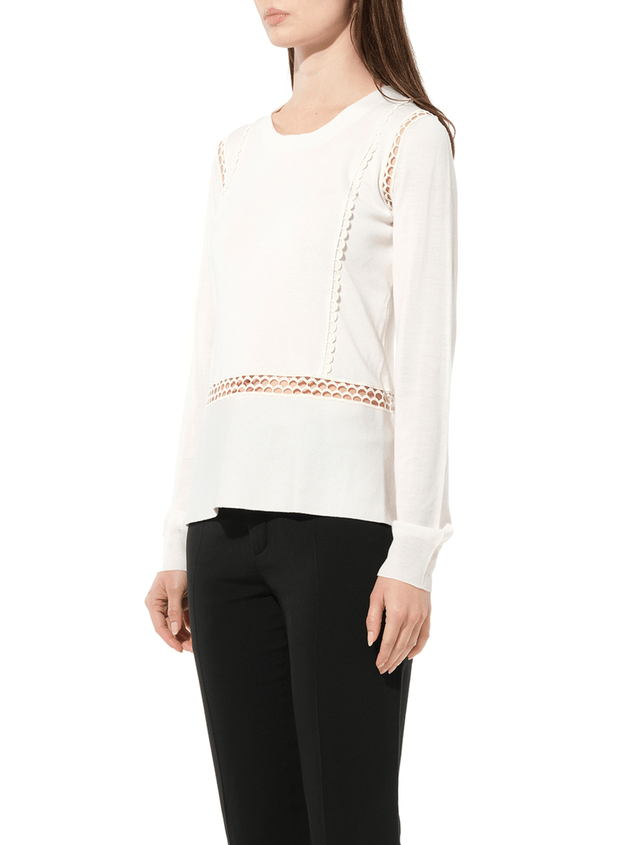 Pullover Sweater in Milk