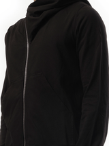 Rick Owens Drkshdw Cotton Jersey Mountain Hoodie in Black