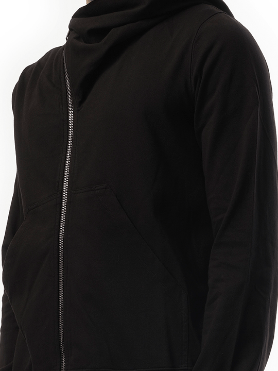Rick Owens Drkshdw Cotton Jersey Mountain Hoodie in Black