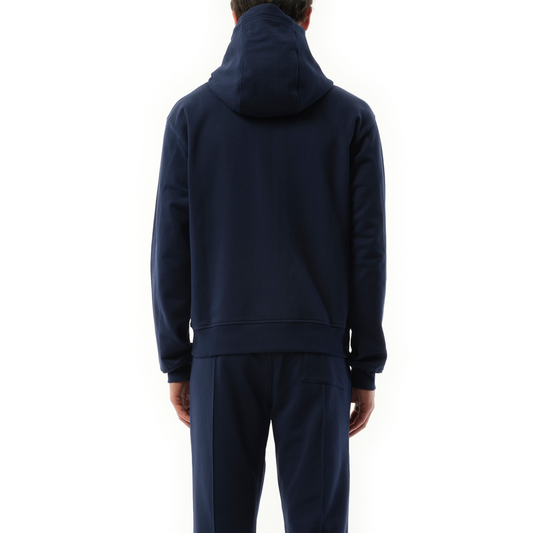 Casa Temple Zip Hoodie in Navy