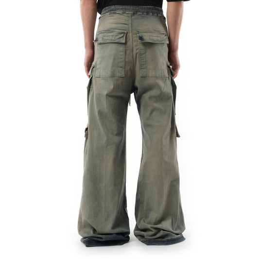 Double Cargo Jumbo Bela Pants in Sky