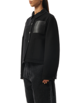 Loewe Wool Workwear Jacket in Black