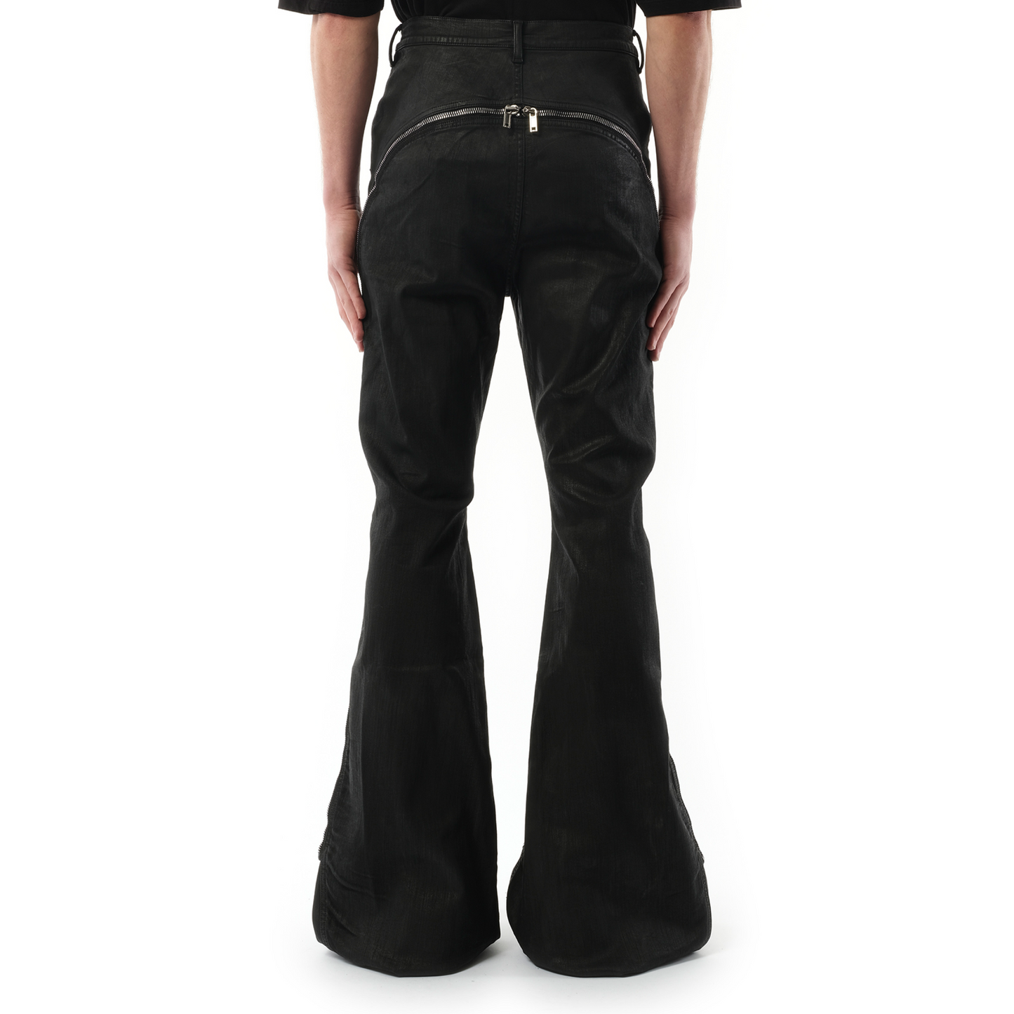 Bolan Banana Denim Pants in Black Wax