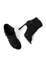 Sandal Bootie in Black Top View | LANVIN