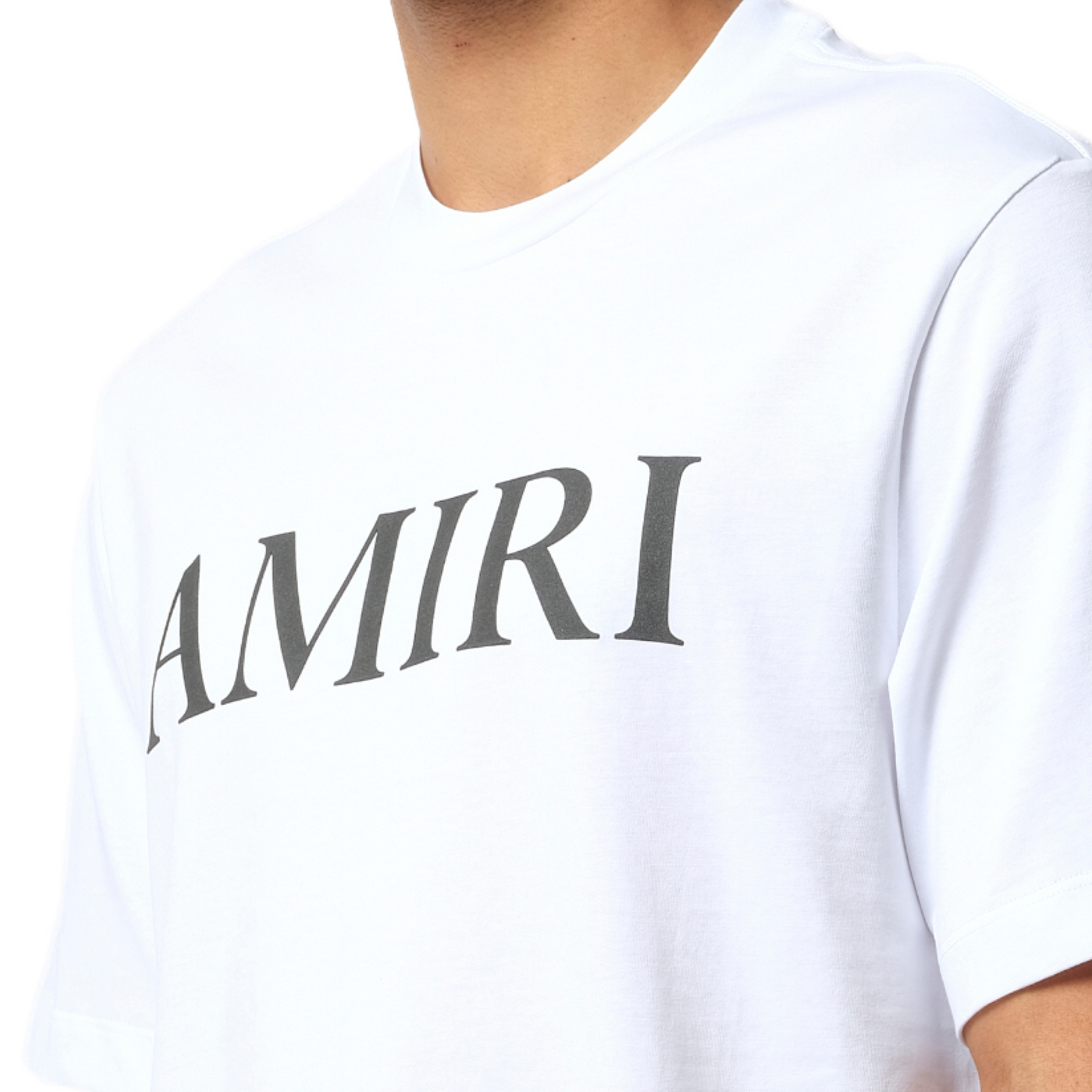 Amiri Core Logo T-Shirt in White/Black