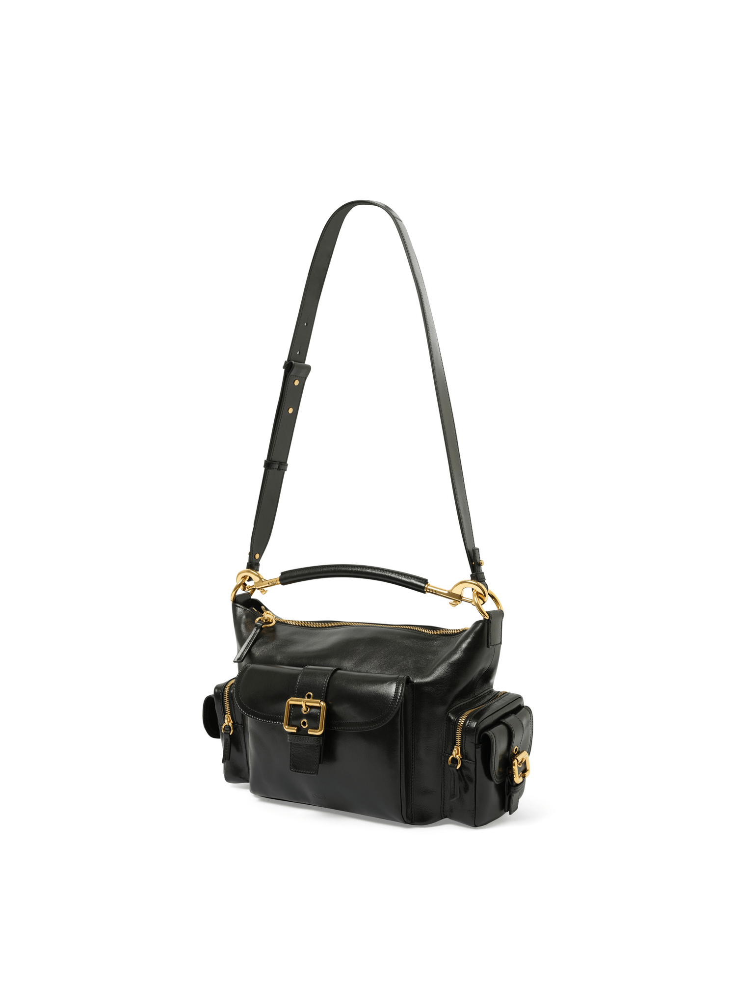 Chloe Medium Camera Bag in Black
