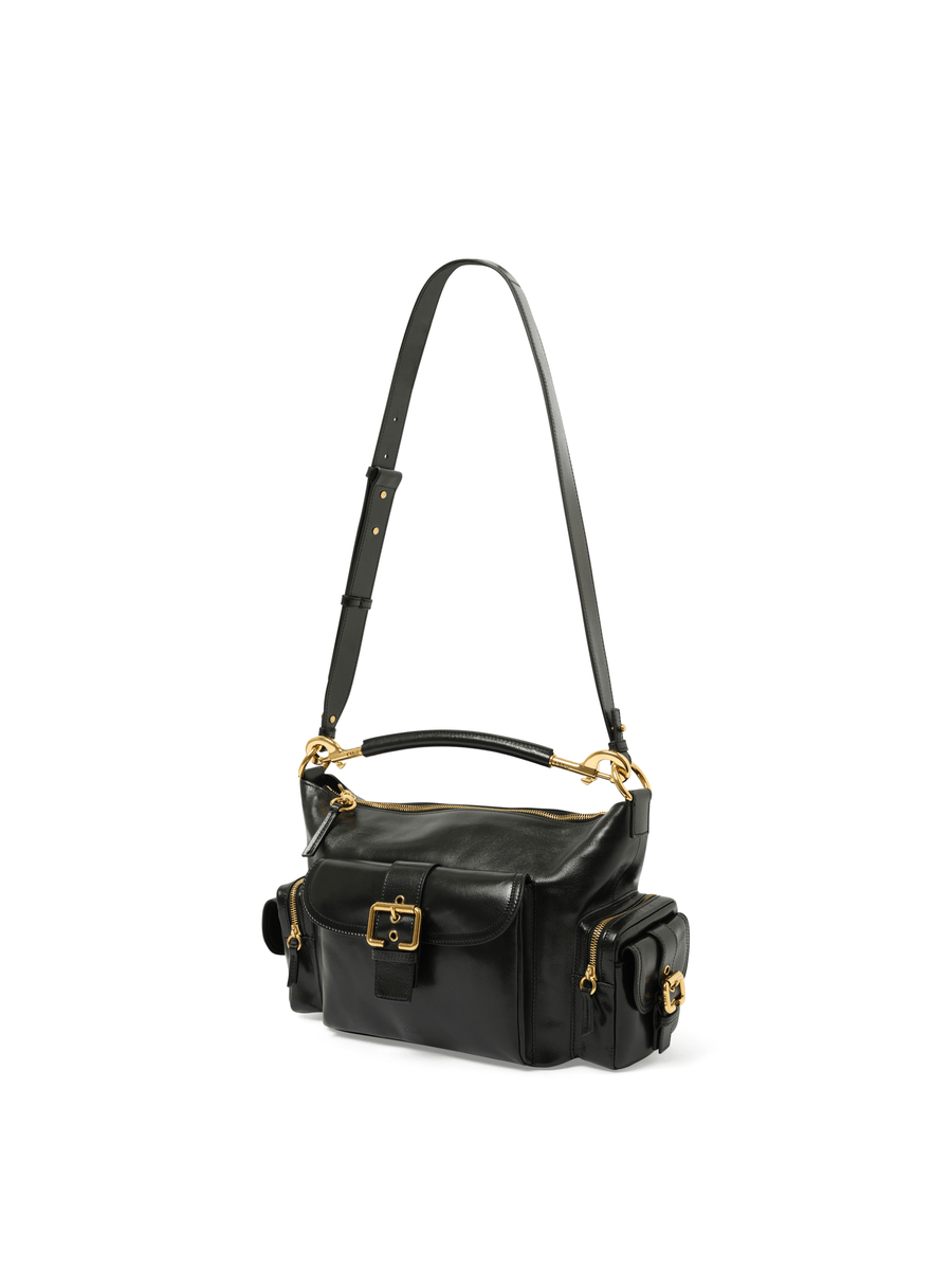 Chloe Medium Camera Bag in Black