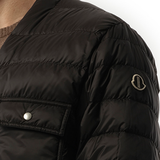 Rick Owens x Moncler Padded Outershirt in Black