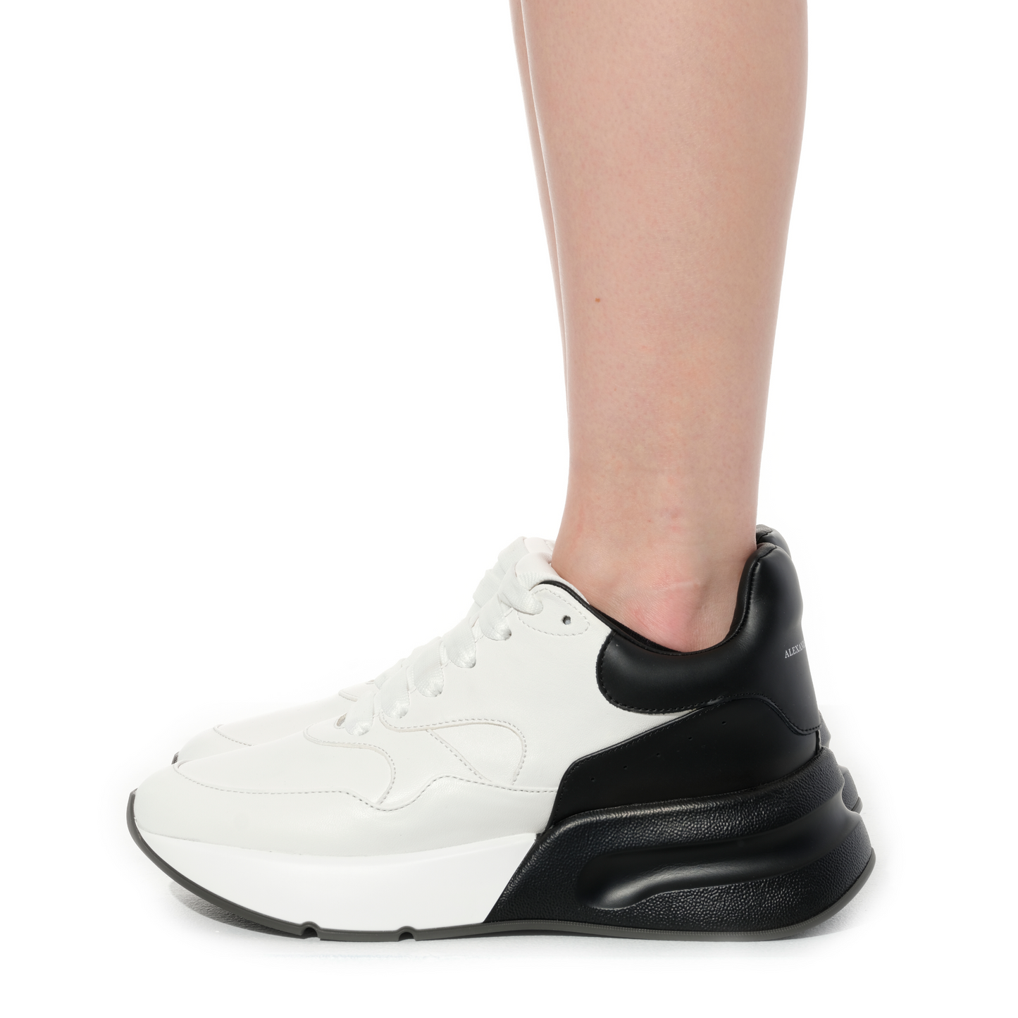 Alexander McQueen Joe Sneaker in White/Black