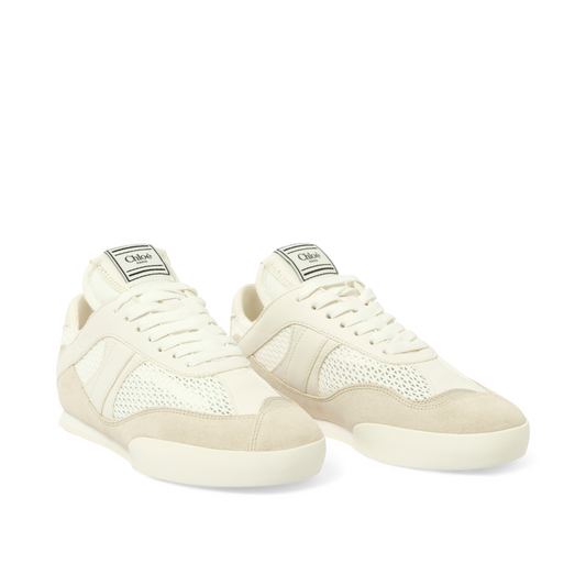 Chloe Kick Sneaker in Cloudy Cream