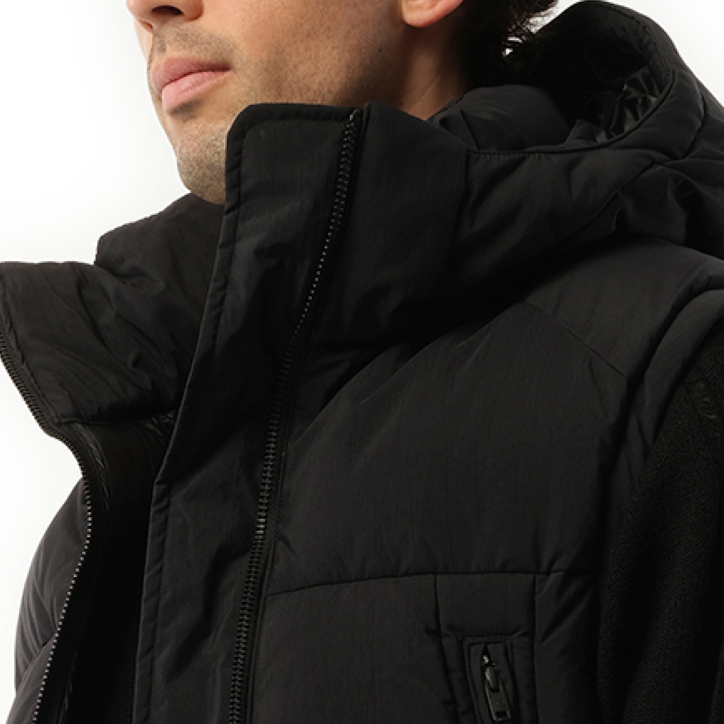 Puffer Vest in Black