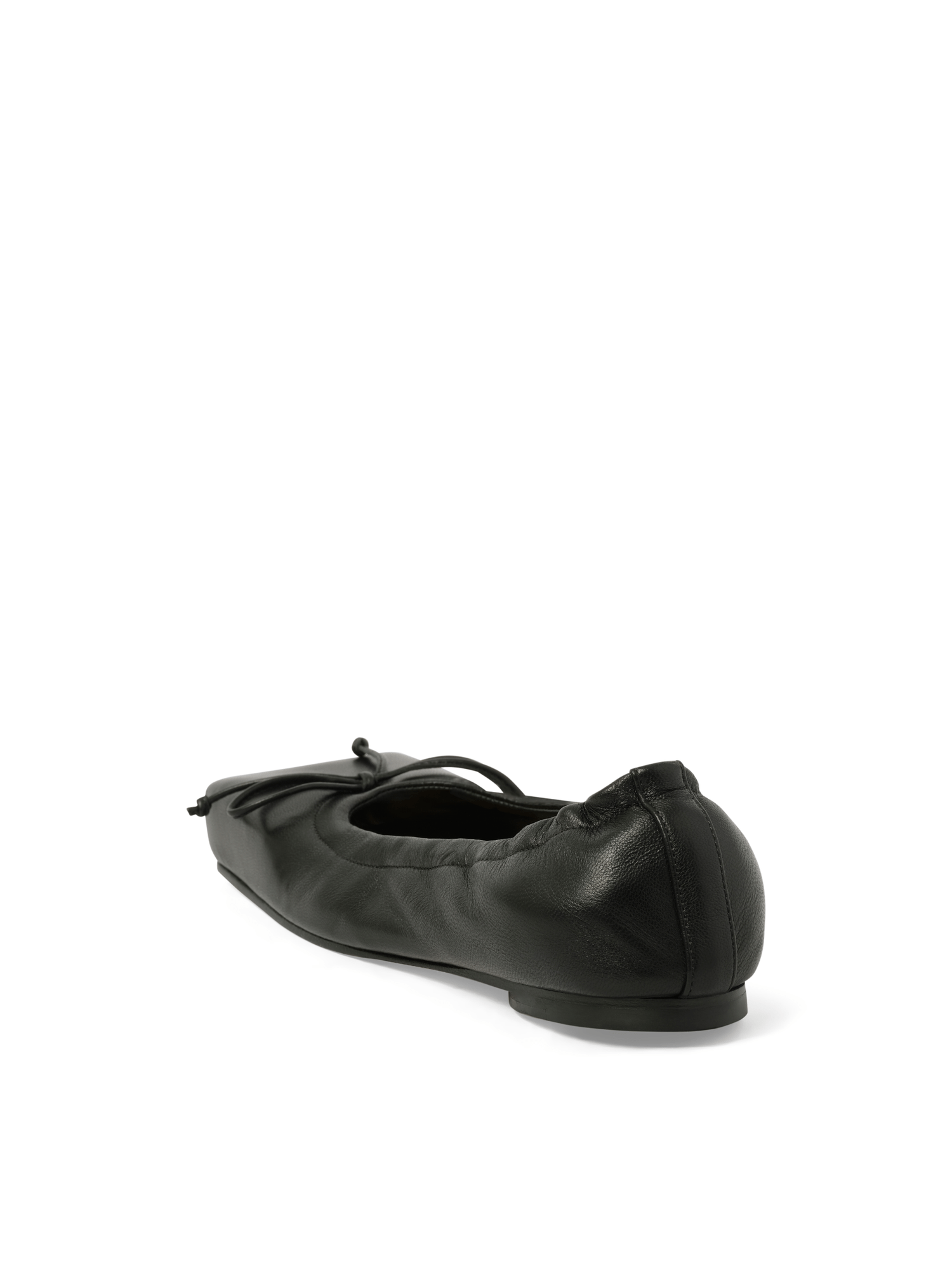 Les Ballerines Ballet in Black Back View | JACQUEMUS
