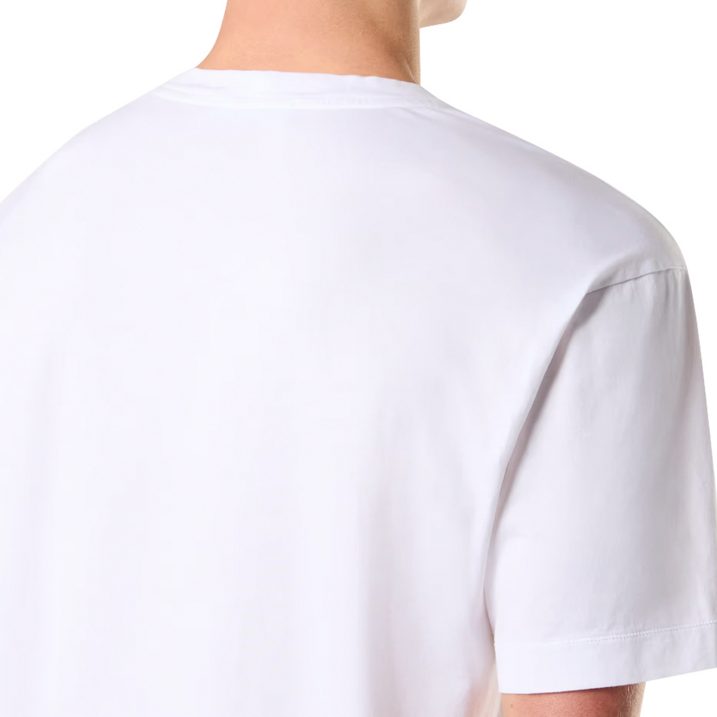 Stone Island Logo Patch T-Shirt in White