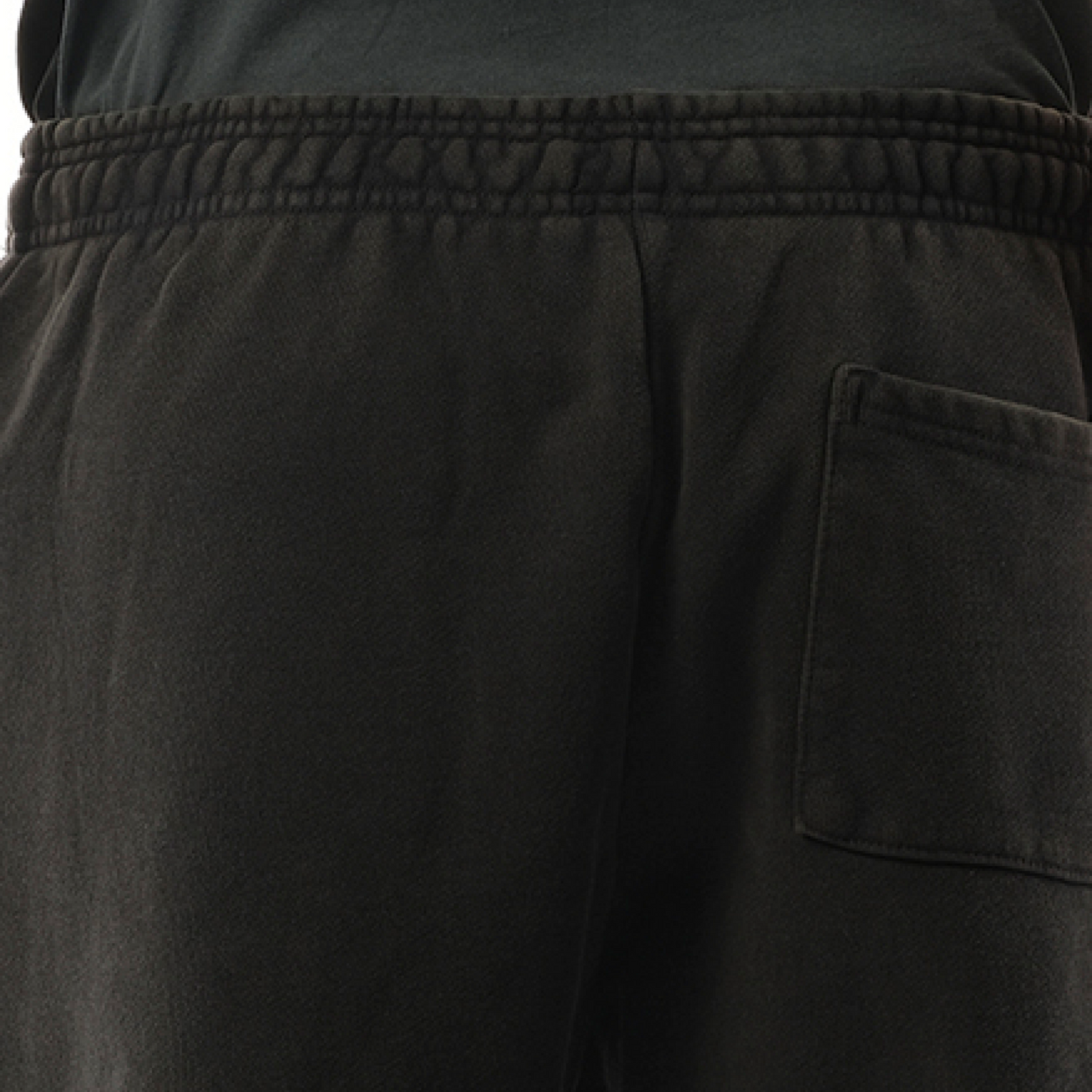 Straight-Leg Sweatpants in Washed Black