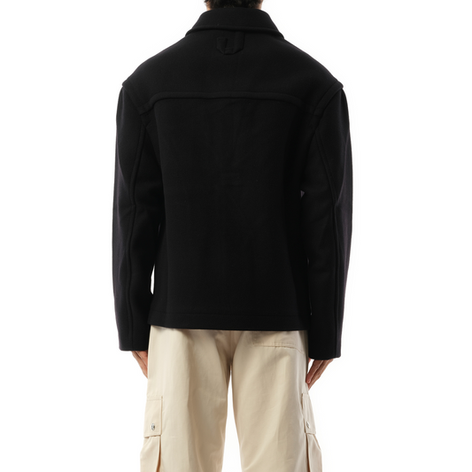 Le Manteau Court Jacket in Black