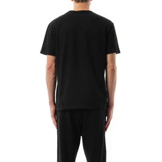 Mid Weight Jersey T-Shirt in Black/Black/Red