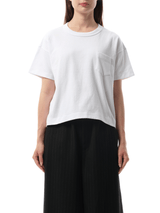 Sacai S Jersey T-Shirt in White