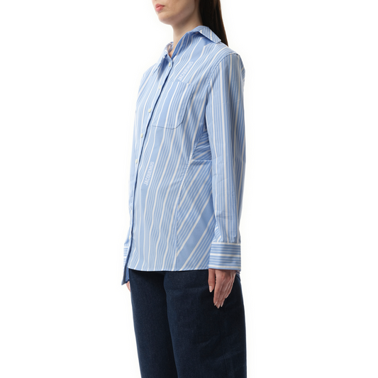 La Chemise Pablo in Blue Stripe