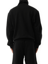 Funnel Neck Sweatshirt in Black